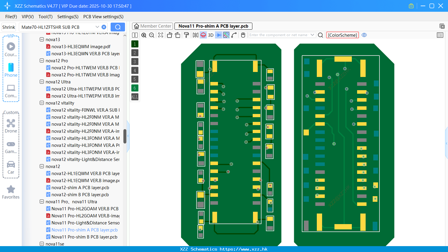 Huawei Nova11 Pro-shim A PCB Layer